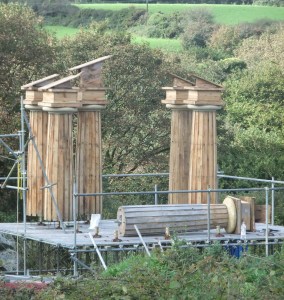 GOING UP LONG SHOT LEFT