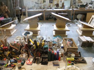 pillartops in my barn